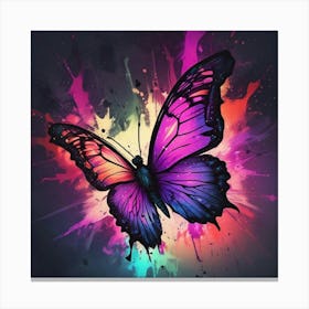 Butterfly Painting 308 Canvas Print