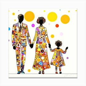 Family Is Everything - Family Values Canvas Print