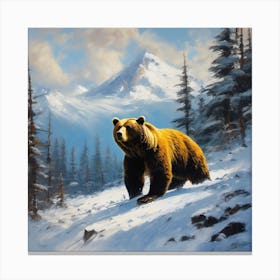 Grizzly Bear 2 Canvas Print