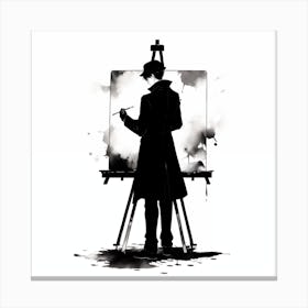 Portrait Of An Artist 1 Canvas Print