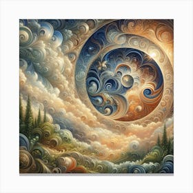 Fractal Painting Canvas Print