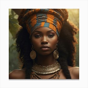 African Woman 1 Canvas Print