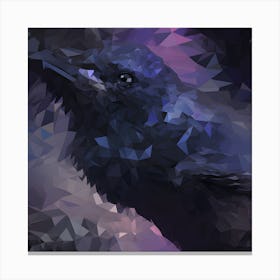 Crow Picture Canvas Print