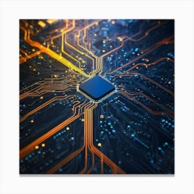 Circuit Board 7 Canvas Print