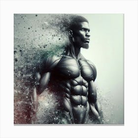 Bodybuilder Canvas Print