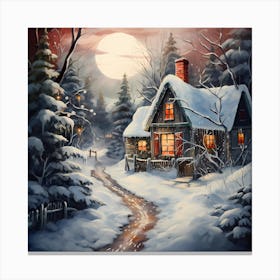 Christmas Canvas of Colour Canvas Print