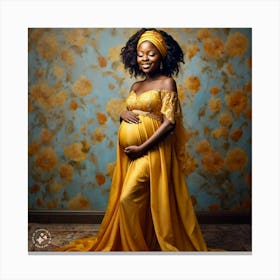 Maternity Photo Shoot Canvas Print