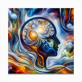 Abstract Of The Brain 1 Canvas Print