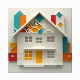 House Of Paper Canvas Print