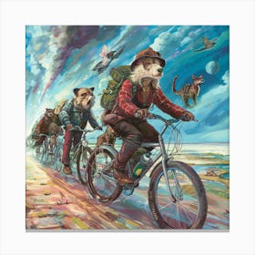 Day On The Bike Canvas Print