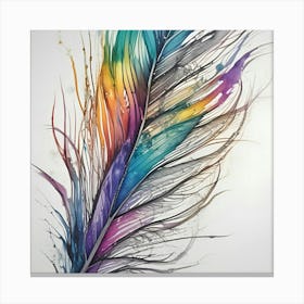 Feather Feather Feather 20 Canvas Print