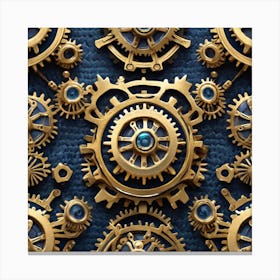 Steampunk Background 3 Canvas Print