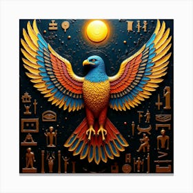 Egyptian Eagle 2 Canvas Print