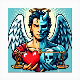 Angel Of Justice Canvas Print