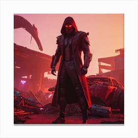 Character From The Video Game Canvas Print