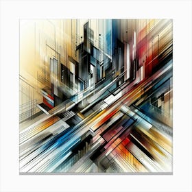 Busy City 2 Canvas Print