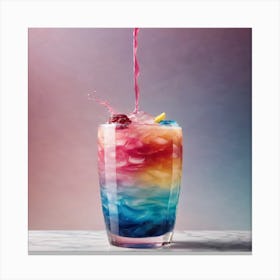 Rainbow Liquor Canvas Print