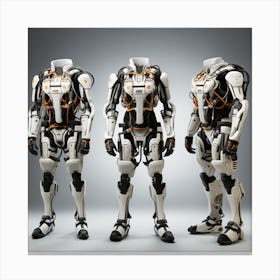 Futuristic Robots 38 Canvas Print