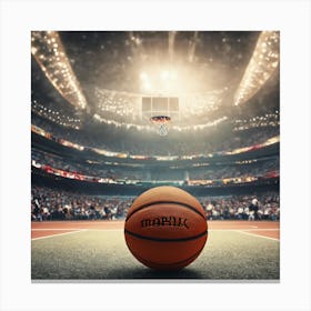 Basketball Court 26 Canvas Print