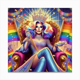 Lgbt Queen Canvas Print