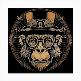 Steampunk Monkey 43 Canvas Print