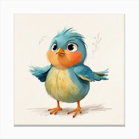 Blue Bird Canvas Print