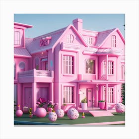 Barbie Dream House (235) Canvas Print