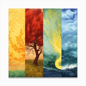 Four Seasons 1 Canvas Print