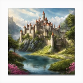 Fairytale Castle 6 Canvas Print