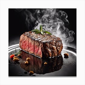 Beef Steak Canvas Print