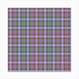 Plaid Fabric 39 Canvas Print