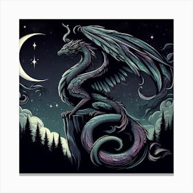 Hecates Dragon 4 Canvas Print