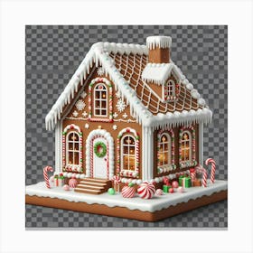 Gingerbread House 5 Canvas Print