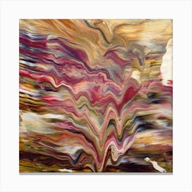 Pulled Square Canvas Print