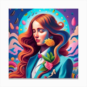 She's The Boss Canvas Print