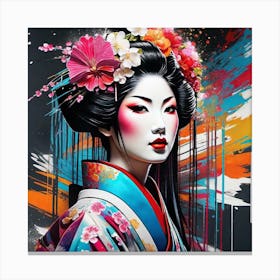 Geisha 148 Canvas Print