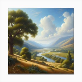 Landscape Painting 1 Canvas Print