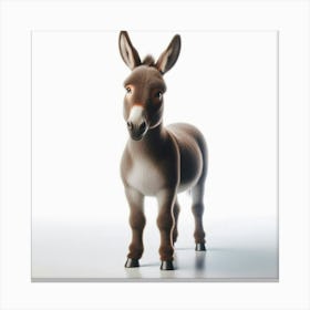 Donkey - Donkey Stock Videos & Royalty-Free Footage Canvas Print