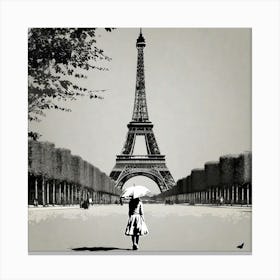 Paris Eiffel Tower 46 Canvas Print