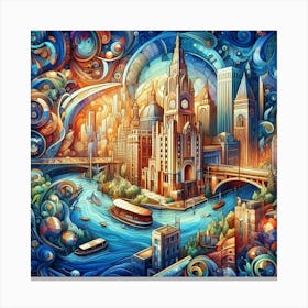 Cityscape 38 Canvas Print