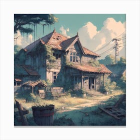 Old House Canvas Print