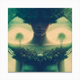 Ethereal Woman Canvas Print