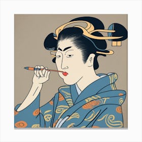Geisha 1 Canvas Print