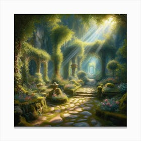 Fairy Garden 1 Canvas Print