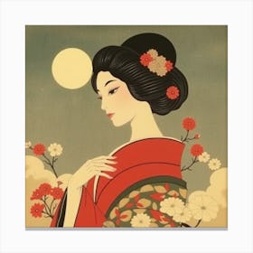 Geisha 29 Canvas Print