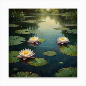 Water Lilies 7 Canvas Print