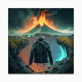 A Leather Jacket Canvas Print