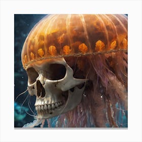 Toxic Jellyfish 3 Canvas Print