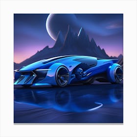 Futuristic Car 1 Canvas Print