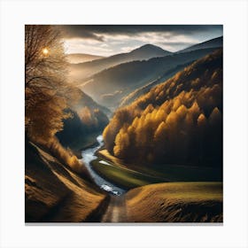 Autumn In The Mountains 41 Canvas Print